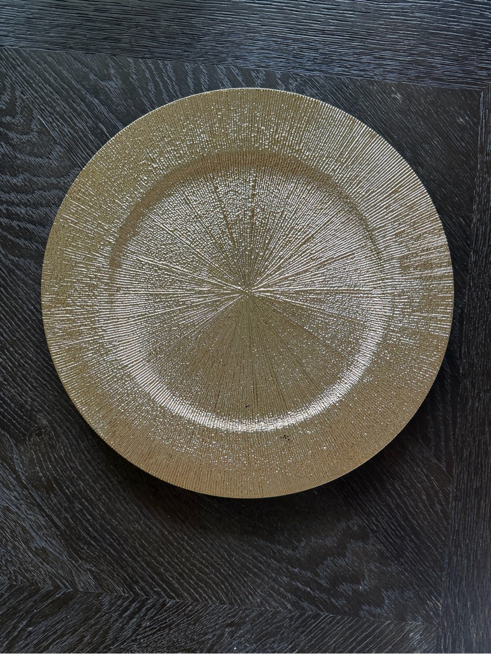 Decorative Gold Textured Charger Plate (pack of 40) - Elegant Home Dining Accent